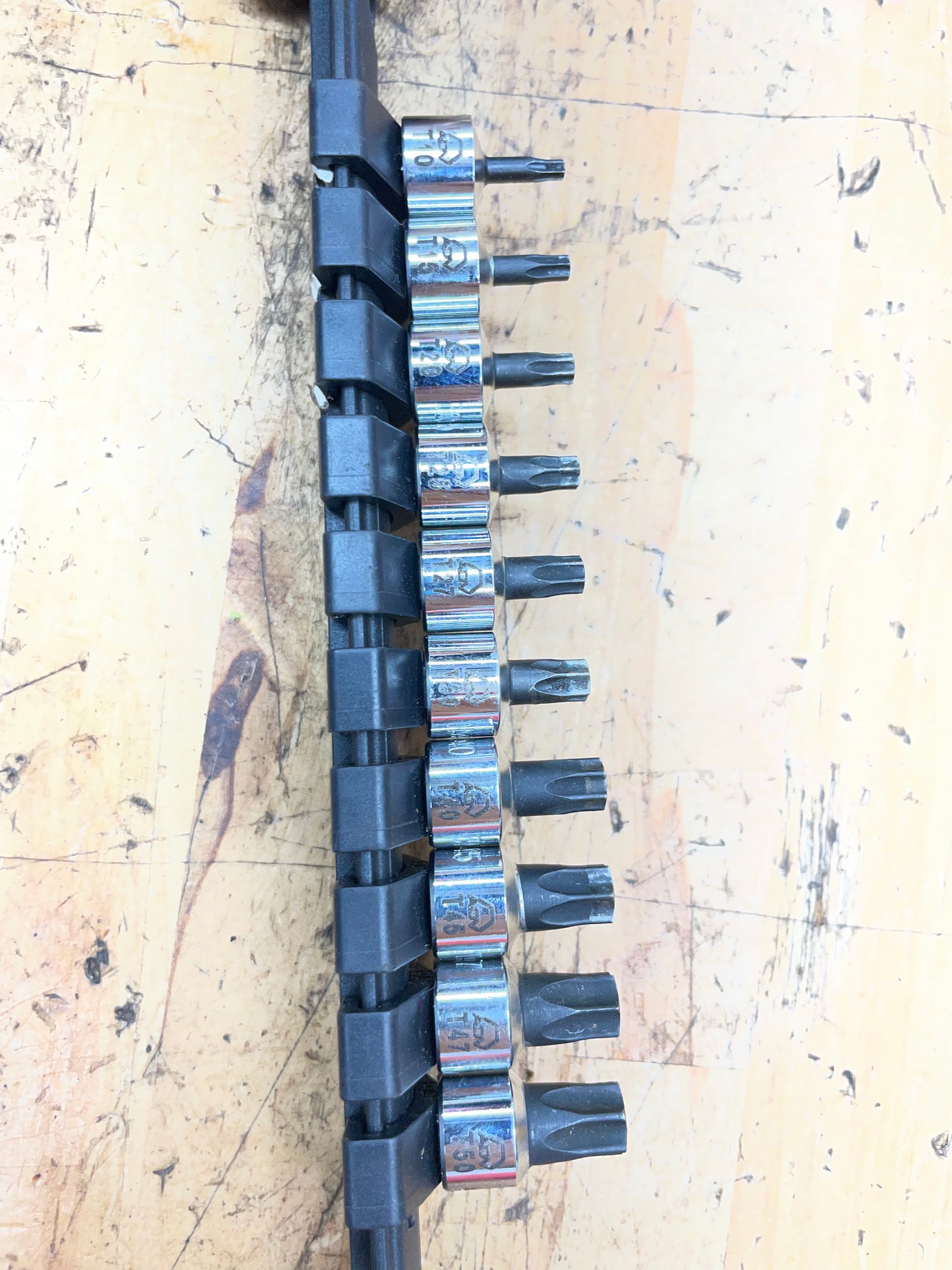 Matco 1/4” Low Profile Stubby Torx Bit Socket Set T10-T50 10pc SA1TX10VA