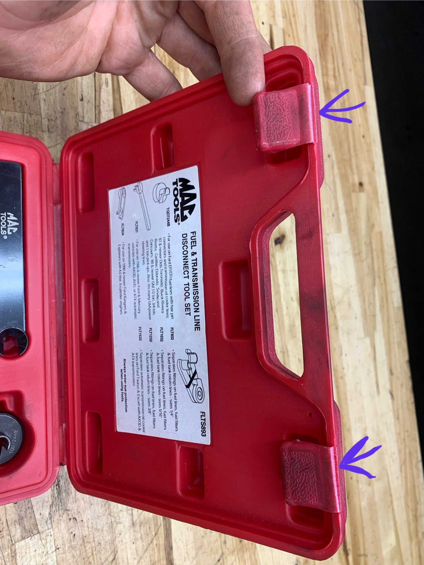 Mac Fuel Line Disconnect Kit FLTS893