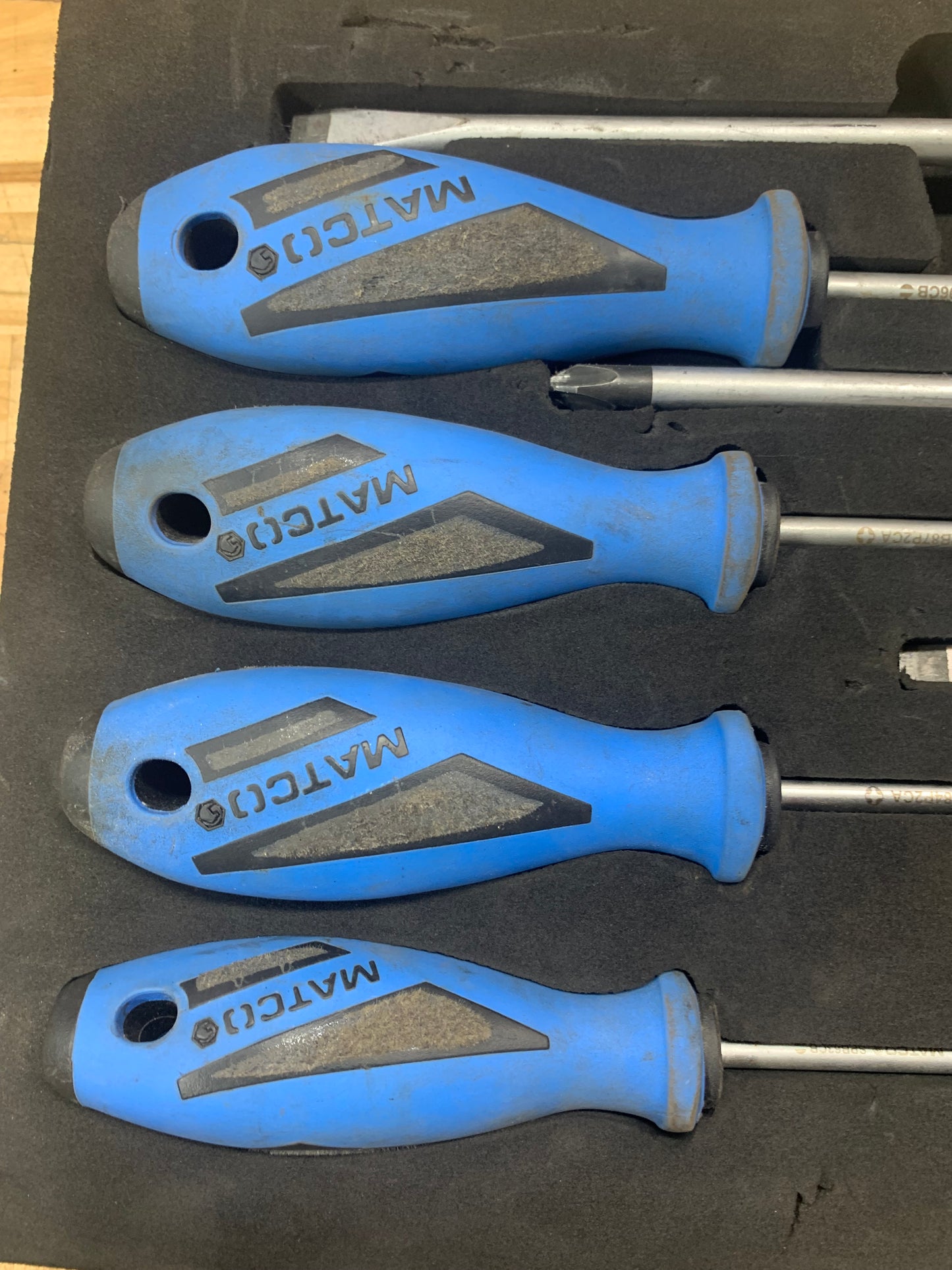 Matco 10pc screwdriver set READ SSPCB10C