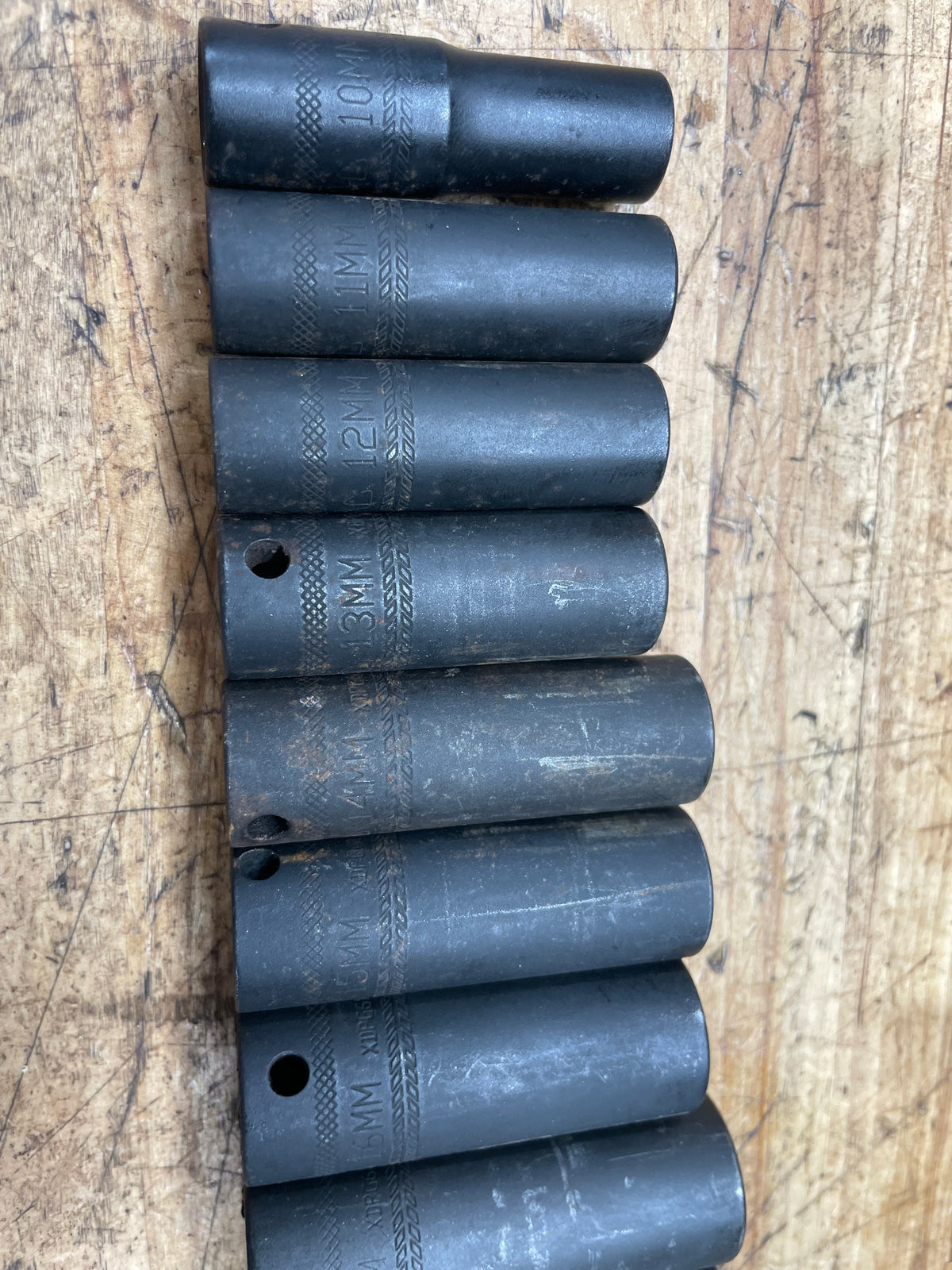 Mac Tools 3/8” Metric Impact Deep Socket Set 13pc 10-23mm SXDPGM146BR*