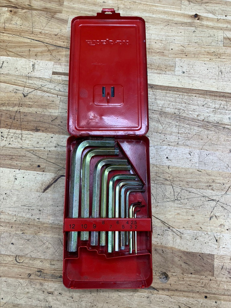 Snap On Metric Hex Key Set 11pc CaseAWM110BHK