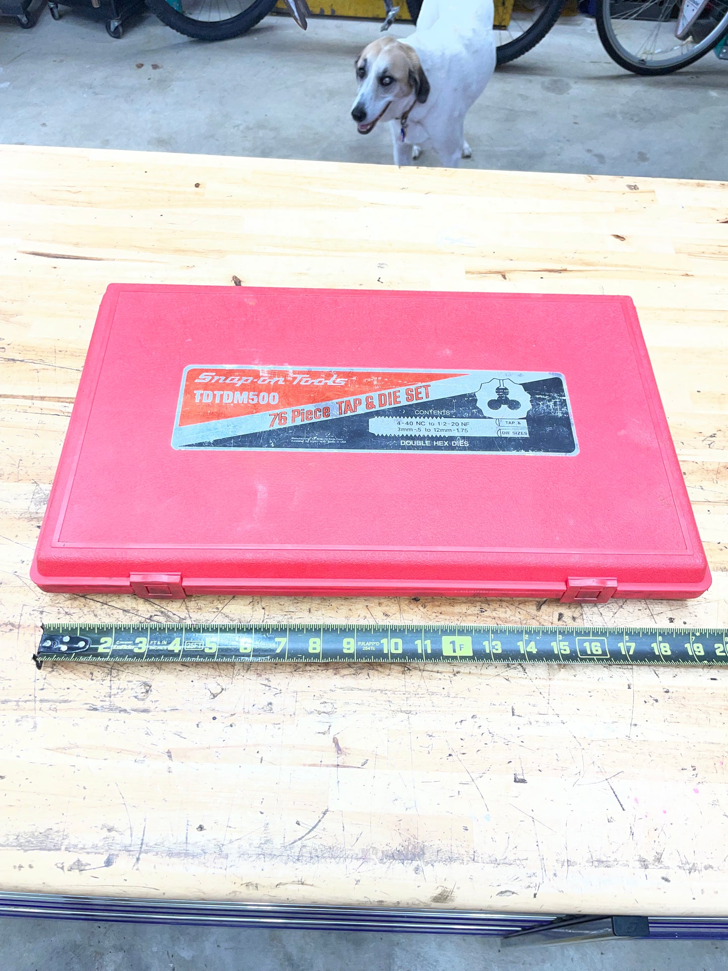 Snap On Metric & SAE Tap & Die Set 76pc LIKE NEW USA TDTDM500