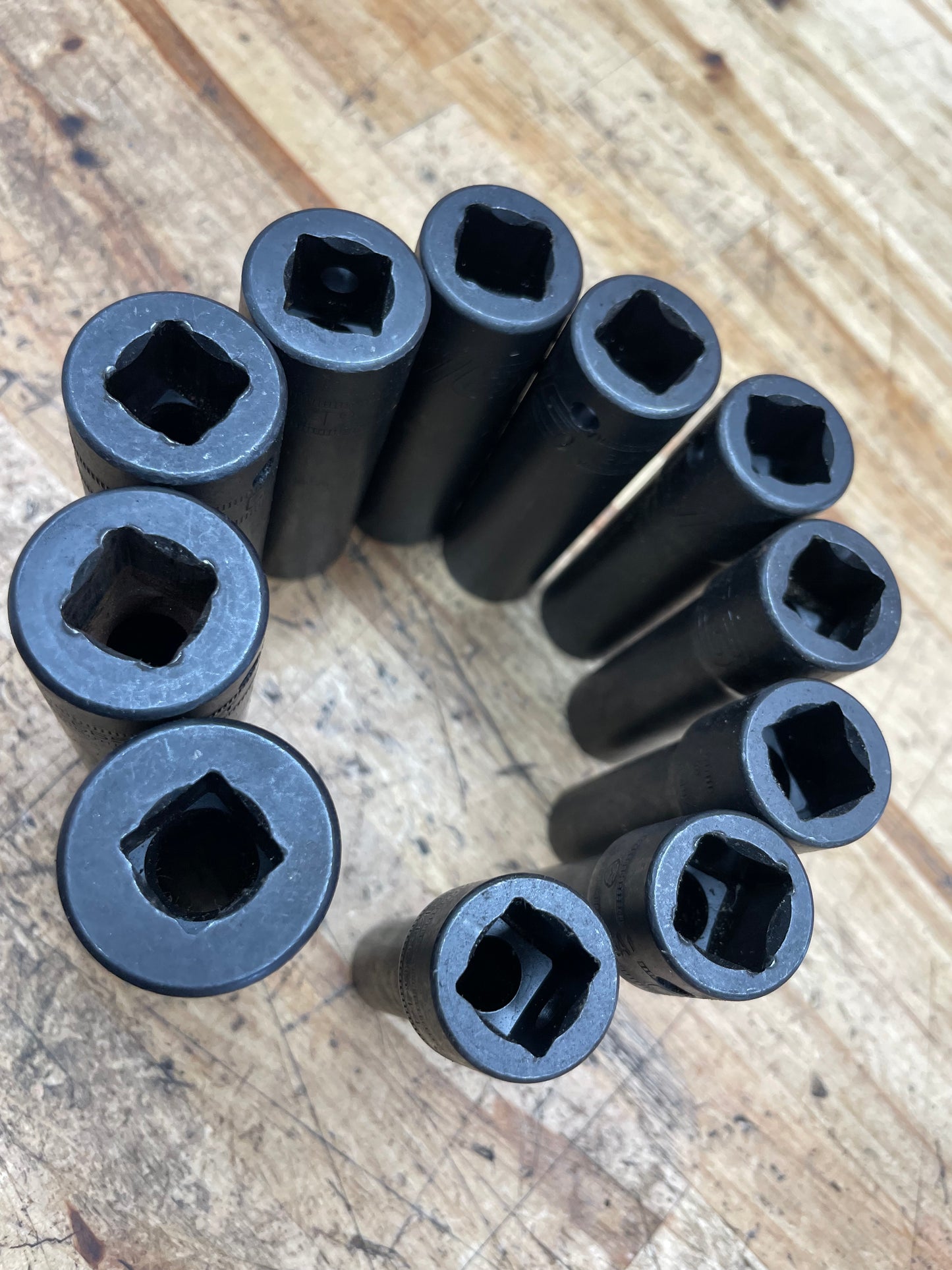 CAT by Snap On 1/2” Metric Deep Impact Socket Set 11pc USA 10-20mm