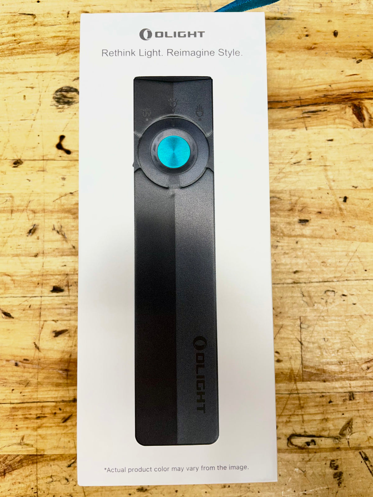 Olight ArkPro EDC Flashlight 1500 Lumens UV Laser Flat Unibody  Matte Black BRAND NEW