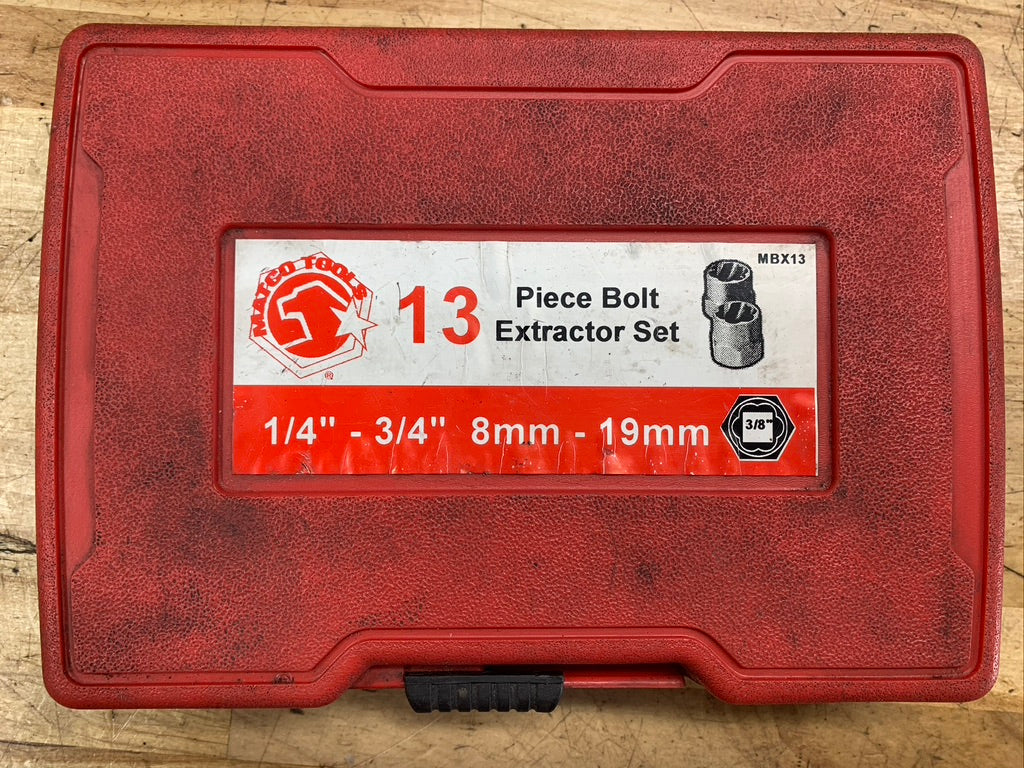 Matco bolt extractor set 13pc. MBX13
