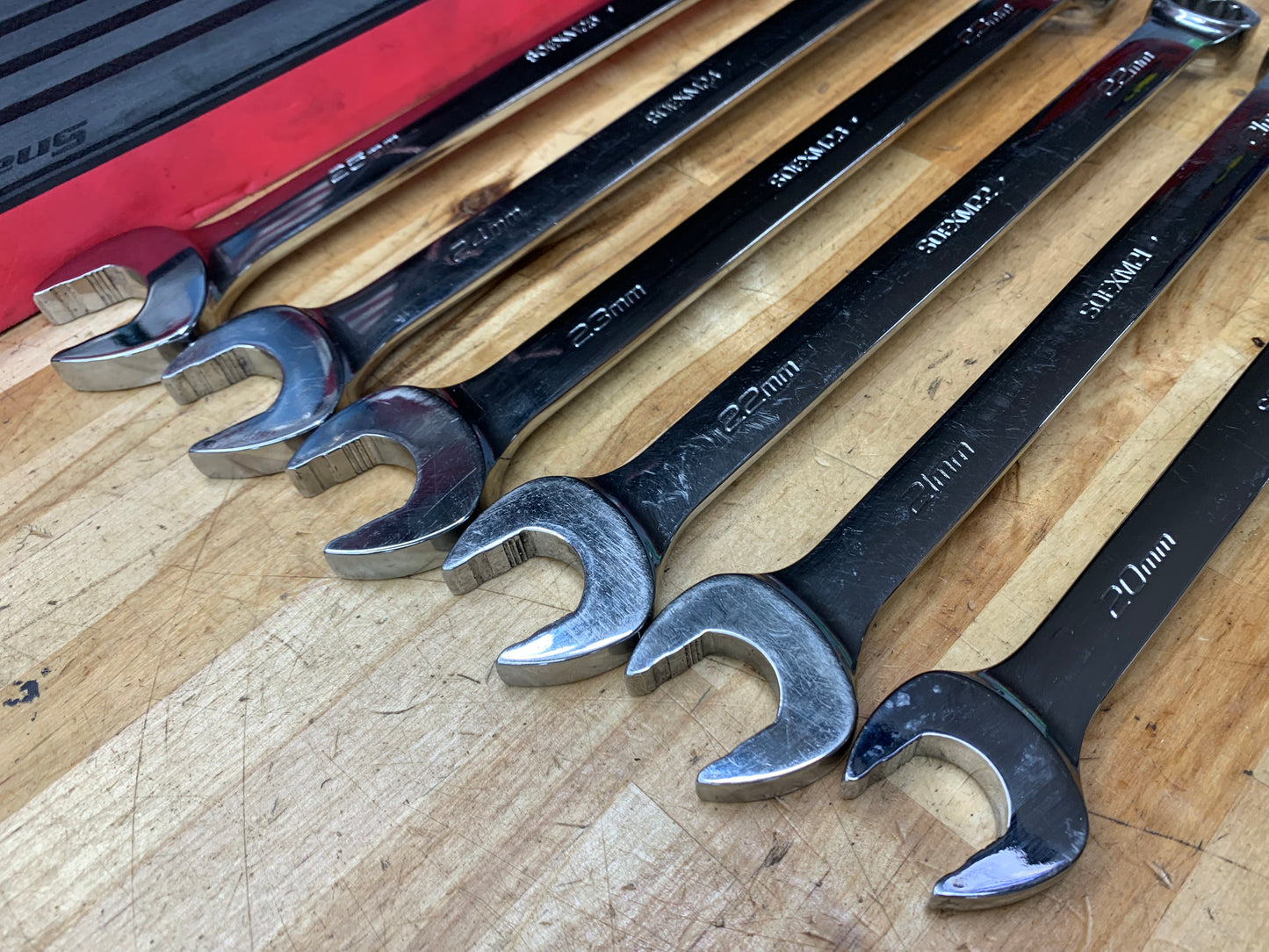 Snap On Metric Combo Foam Wrench Set 20-25mm USA SOEXM02FMBR