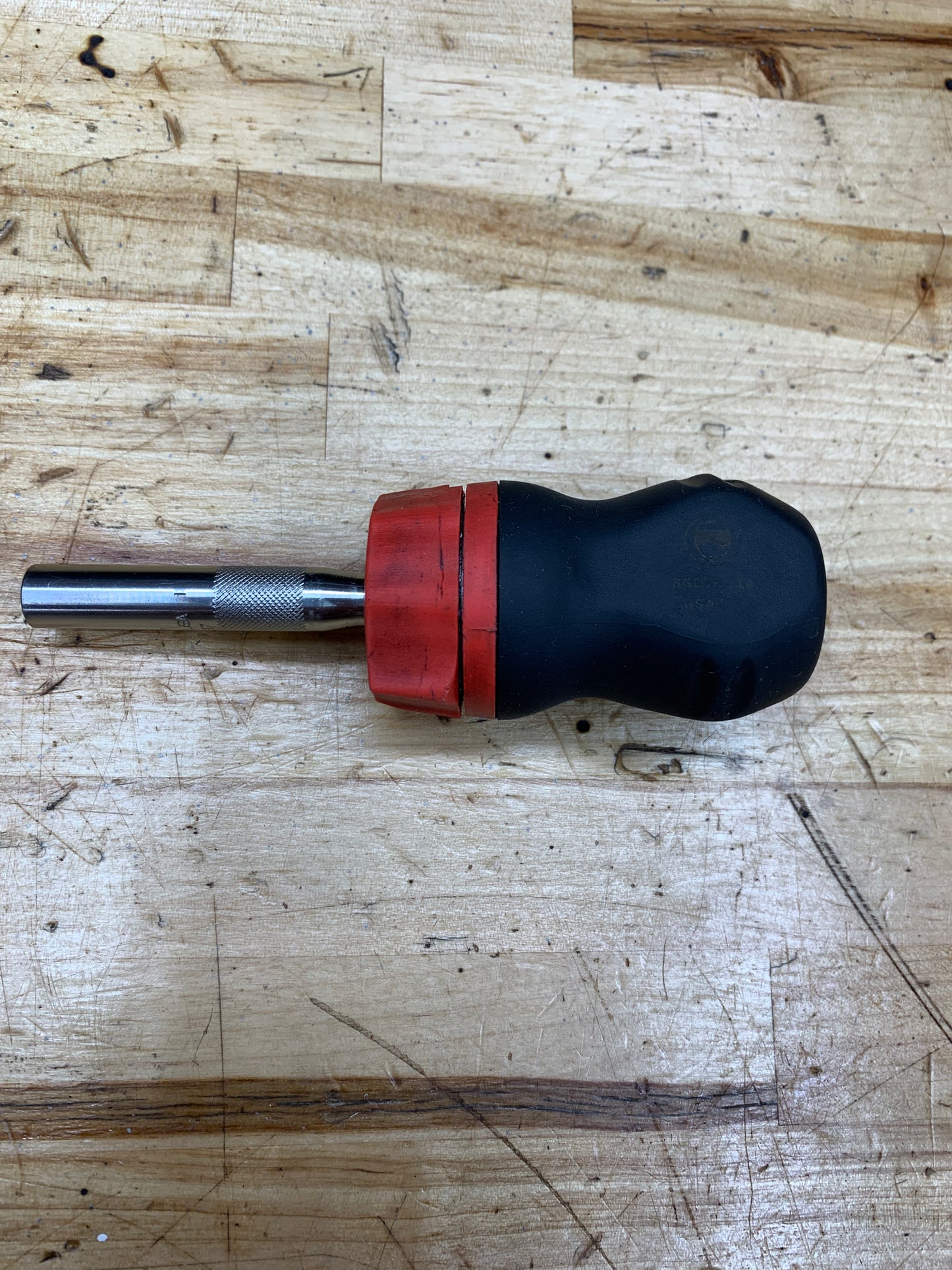 Snap On Soft Grip Stubby Ratcheting Screwdriver USA SGDMRC1A