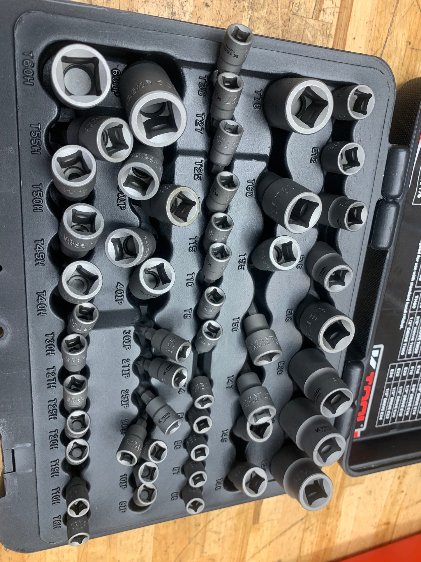K Tool International 52pc Master Torx Socket Set KTI-20852