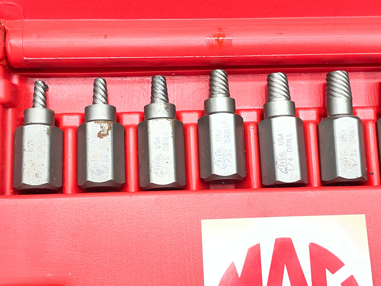 Mac Tools 35pc. Broken Bolt Extractor Set With Left Hand Cobalt Bits 35LHDES