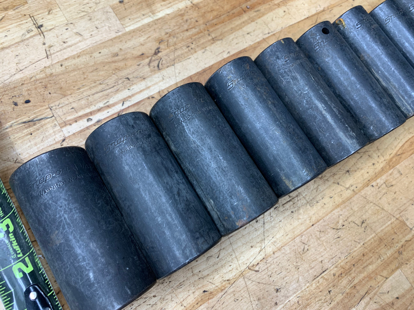 Snap On 1/2" SAE Deep Impact Socket Set 1/2"-1-1/4" 13pc USA 313SIMA