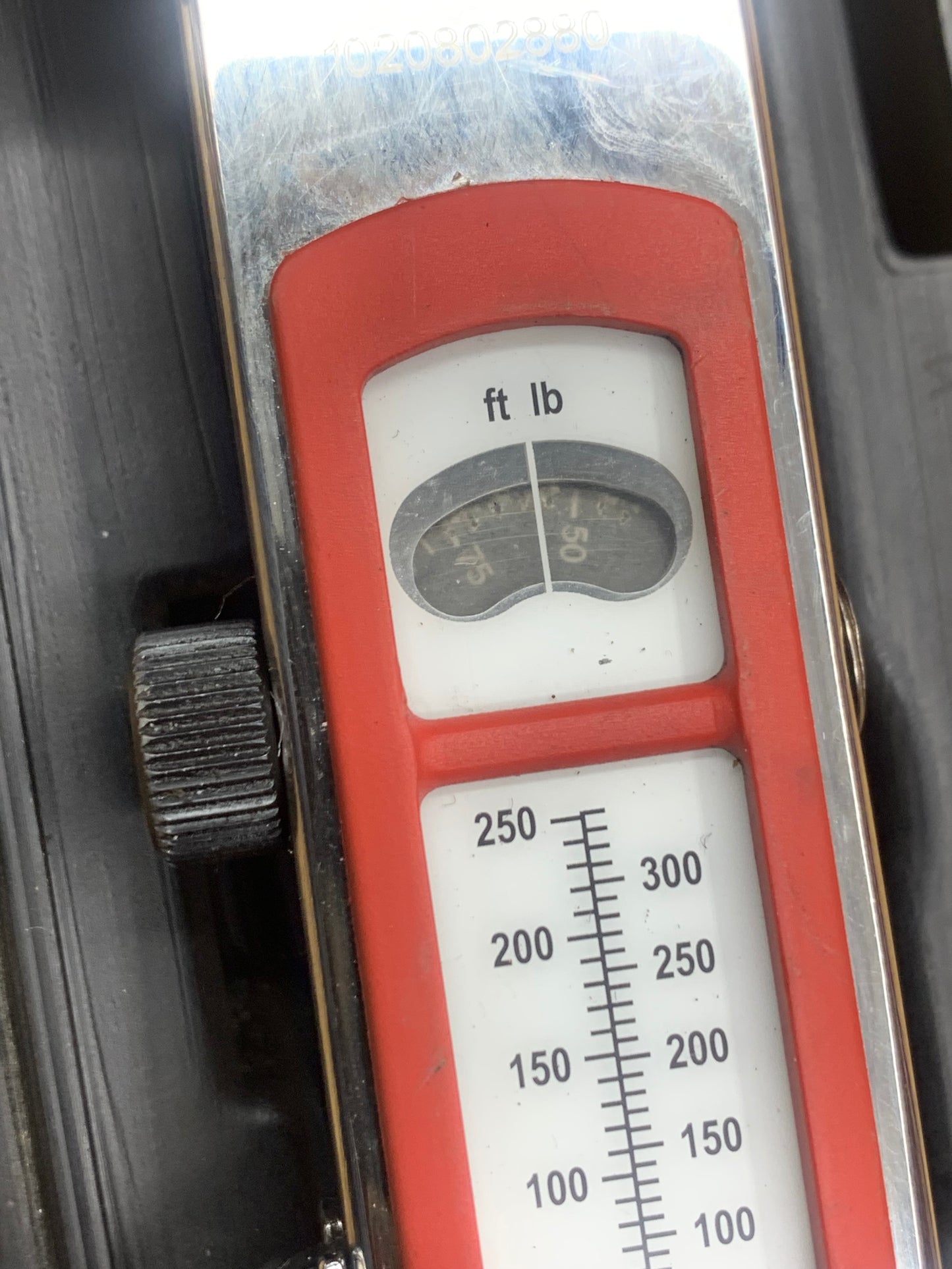 Snap On 1/2" Torque Wrench 40-250 it Ib USA TQFR250E