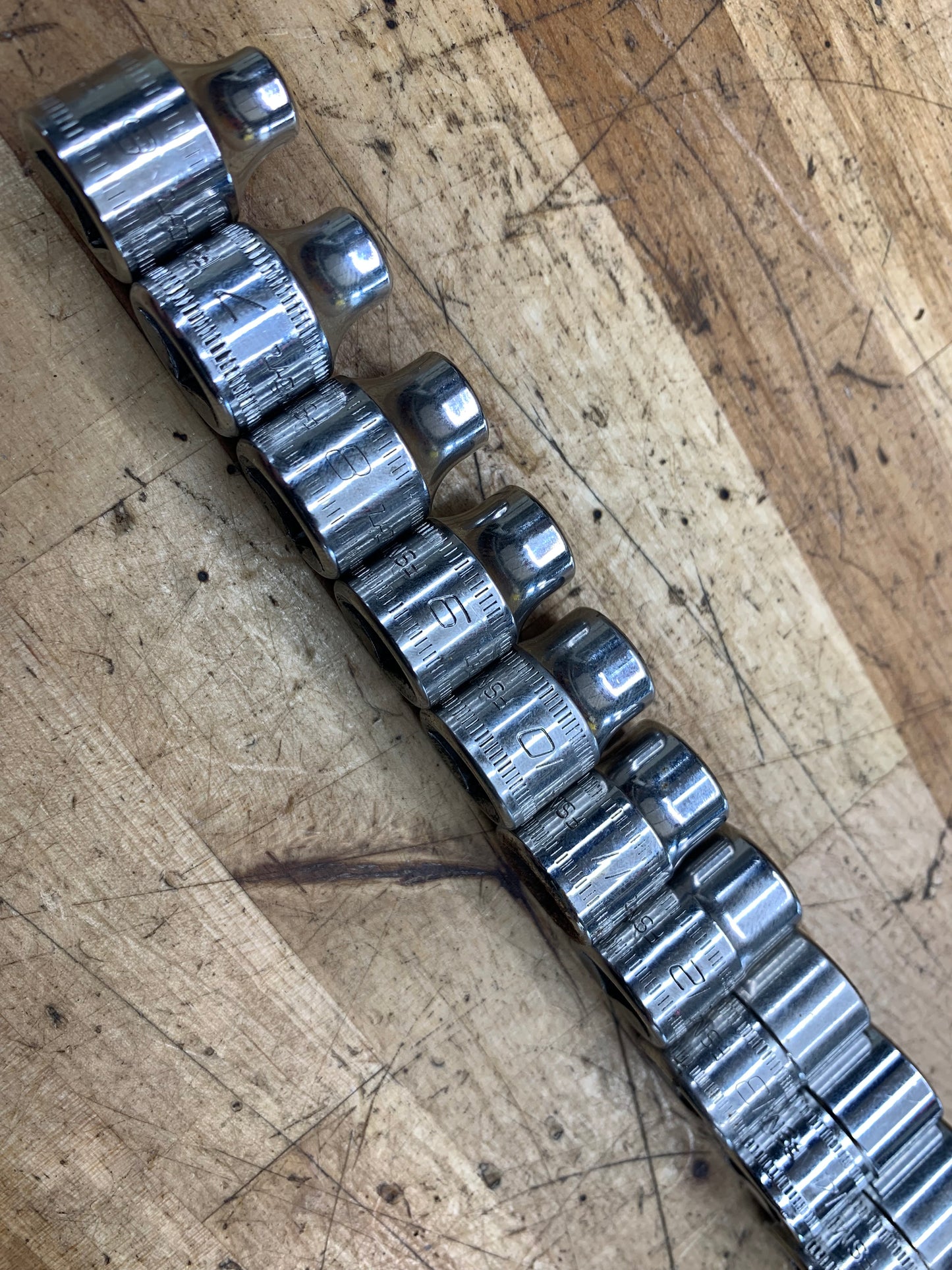 Snap On 3/8" Metric Shallow Socket Set 14pc 212FSMY