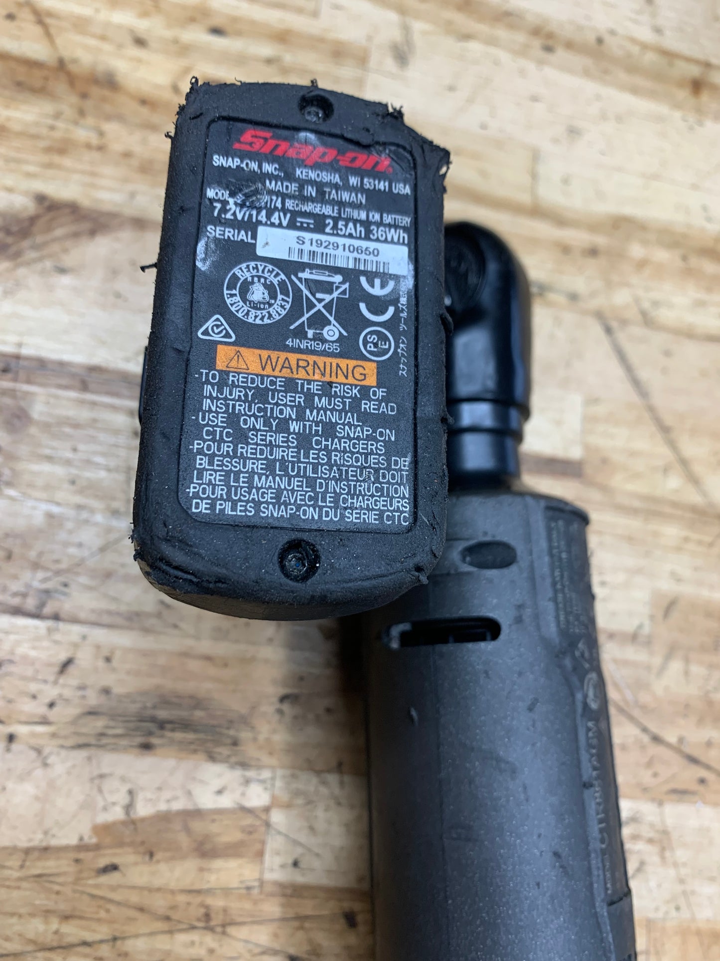 Snap On 14V 3/8” Brushless Ratchet CTR861AGM