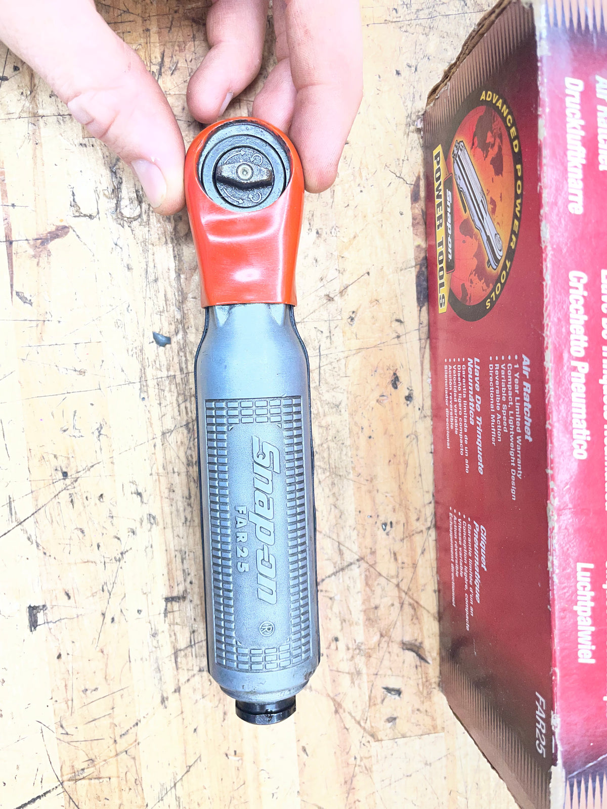 Snap On 1/4” Air Ratchet Pneumatic USA FAR25