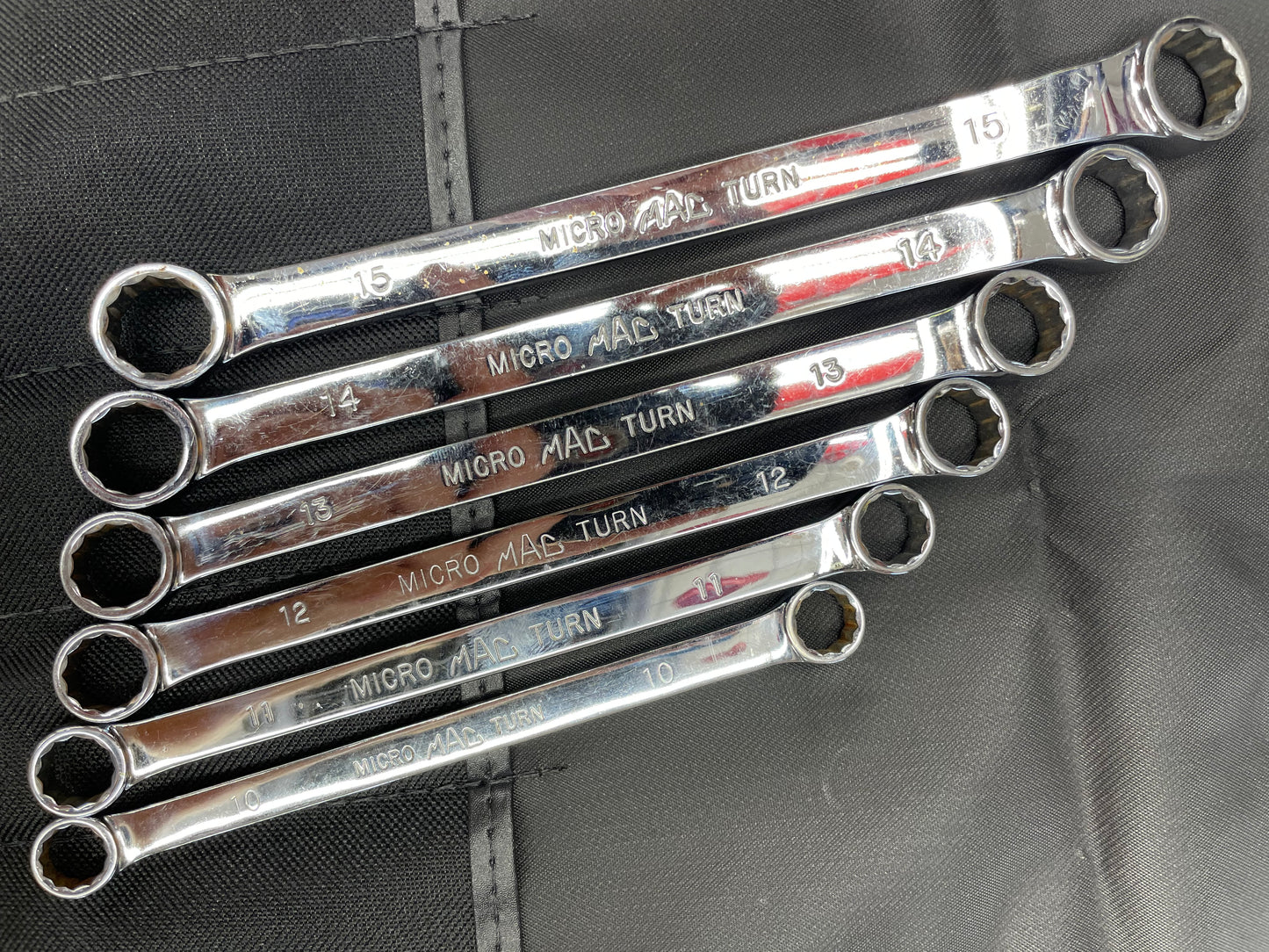 Mac Tools Metric Short Pattern Box Wrench Set 6pc 10-15mm USA