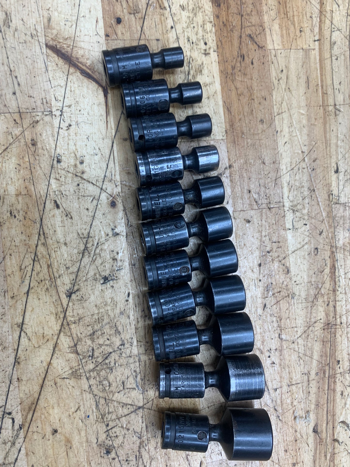 Cornwell 1/4” Metric Impact Swivel Socket Set 11pc USA
