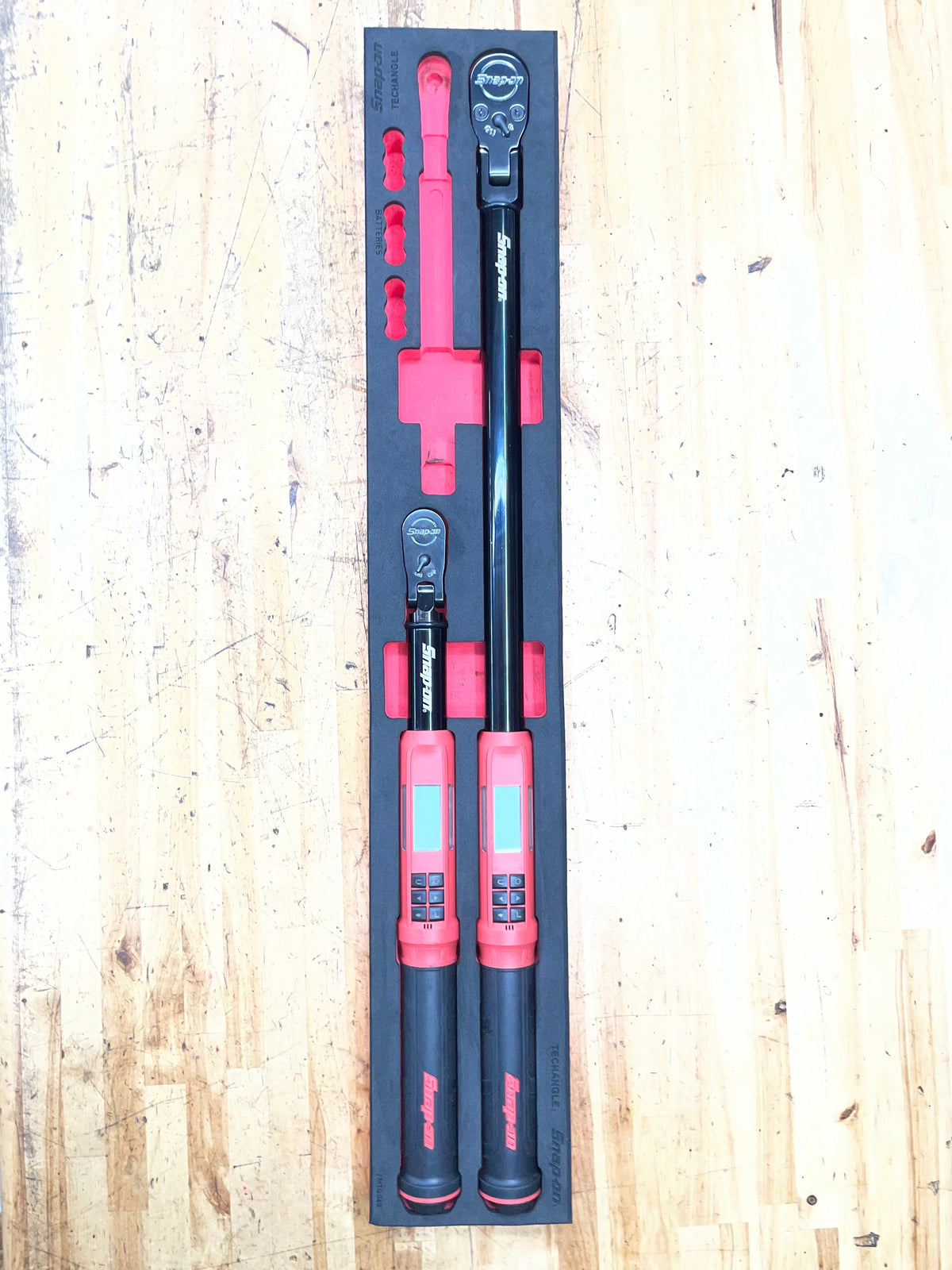 Snap On Techangle 1/2” & 3/8” Torque Wrench Foam Set USA