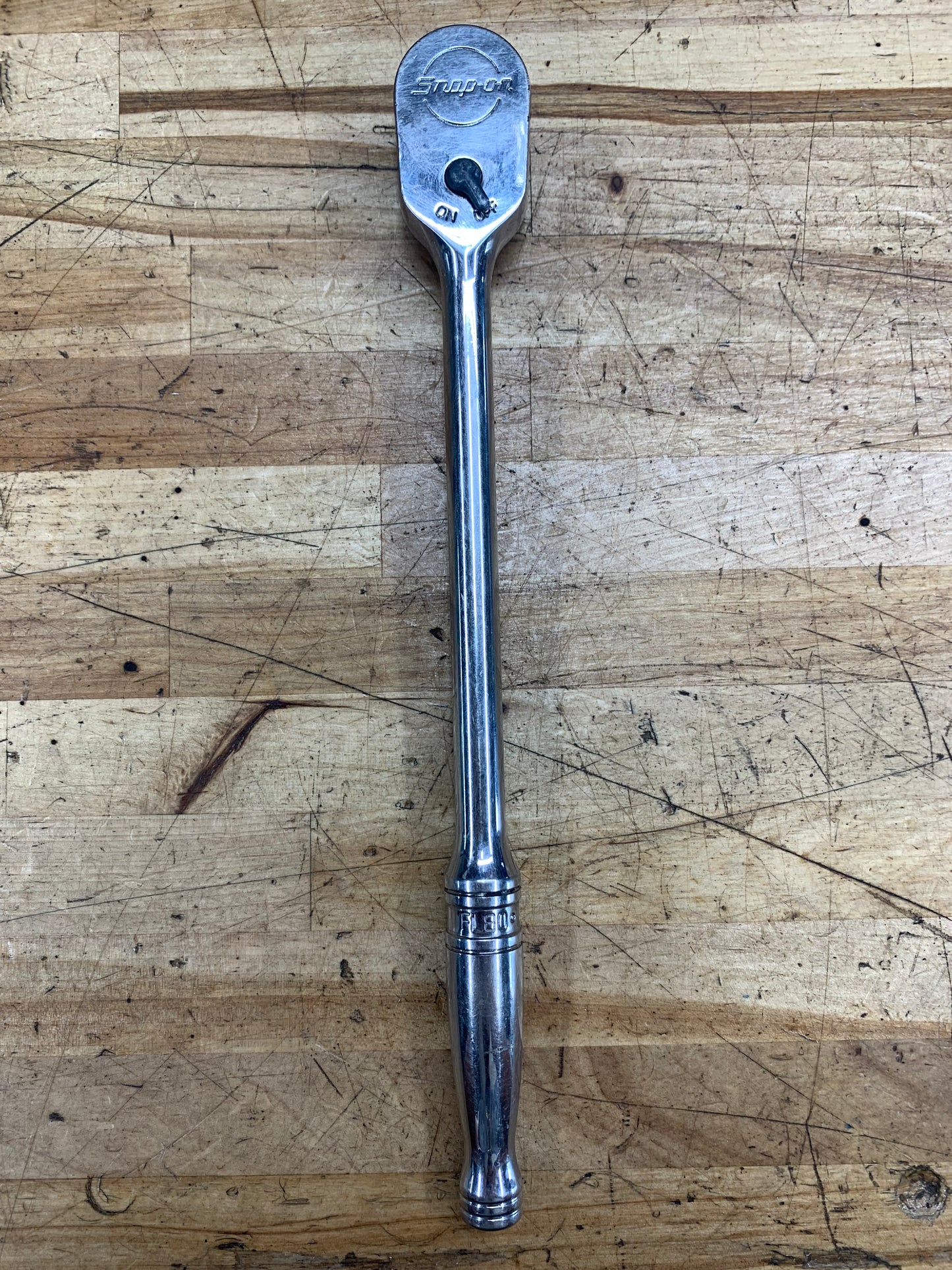 Snap On 3/8" Long Ratchet Chrome FL80