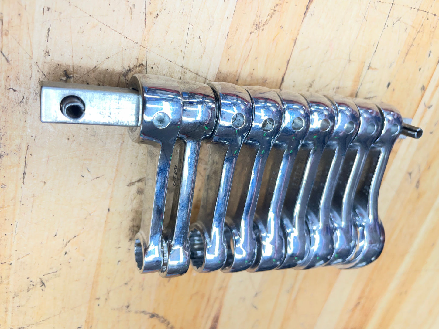 Mac Tools 3/8” SAE Torque Adapter Crowsfoot Set 9pc 3/8”-7/8” USA  SXB92H