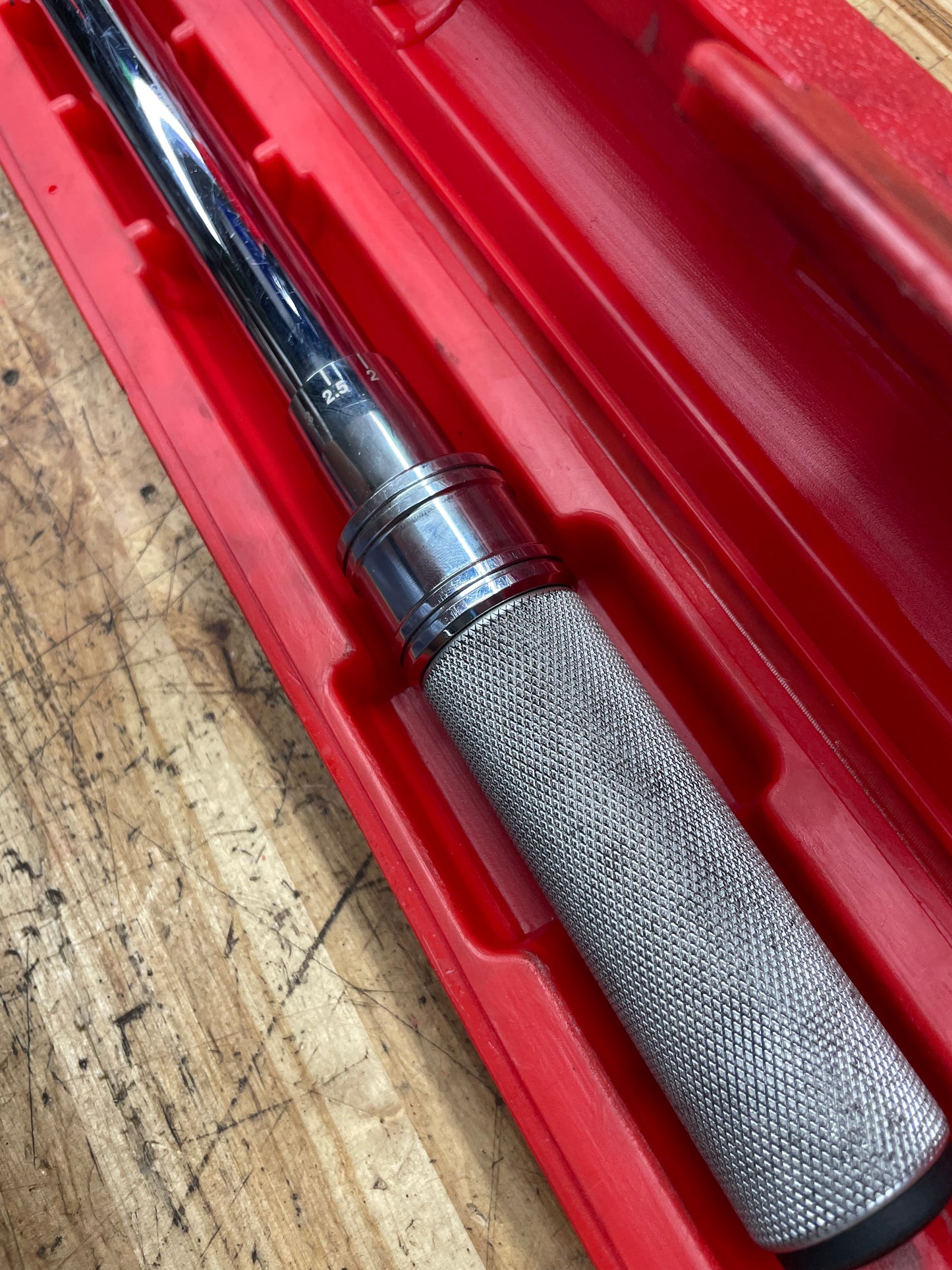 Snap On 3/8” Click Style Torque Wrench 20-100 Ft.Lb. USA QD2R100