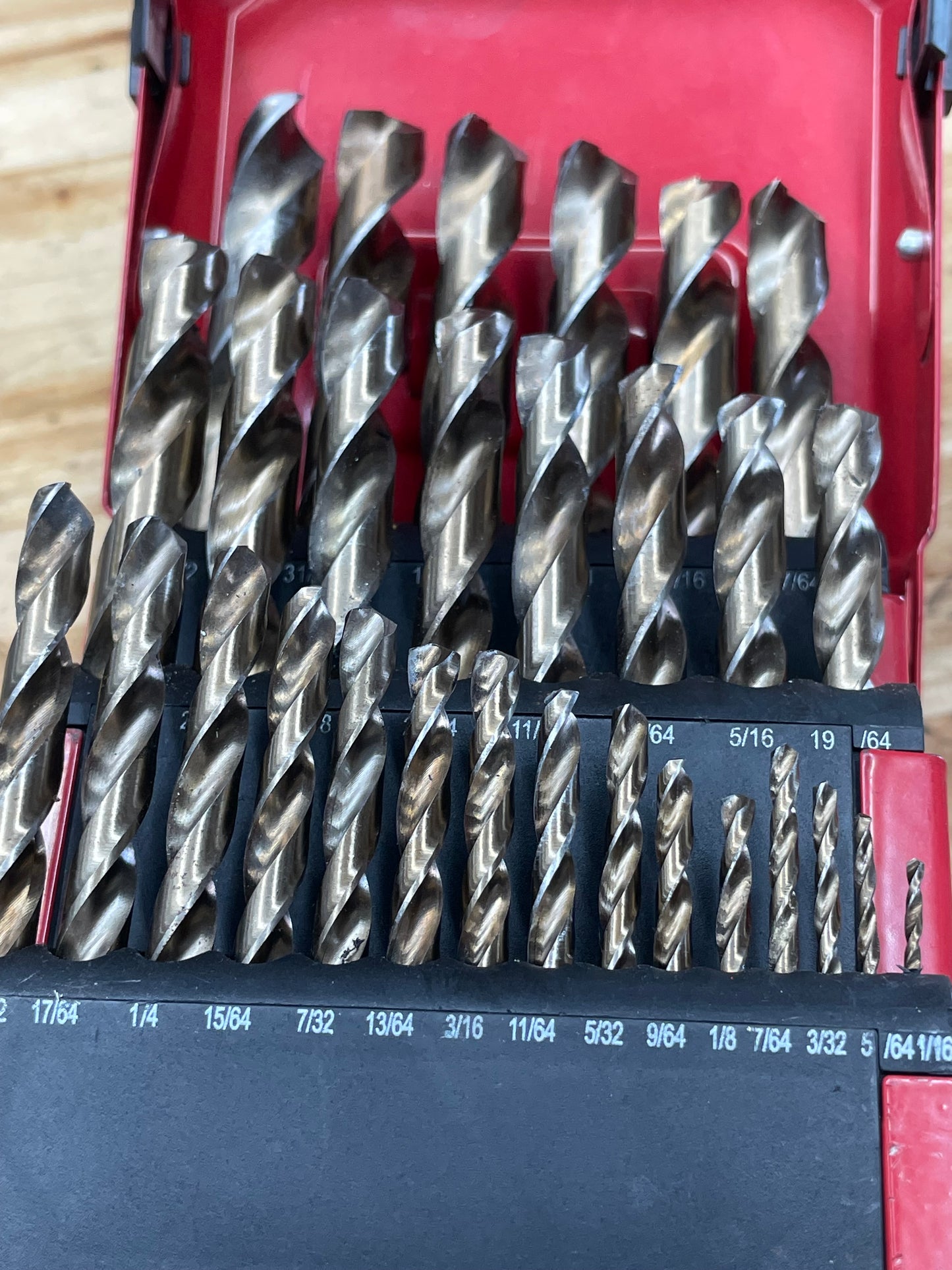 Mac Tools 29pc Cobalt Drill Bit Set Index 6338DSA