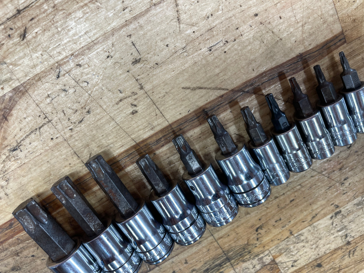 Snap On Torx Socket Set 11pc USA T8-T55