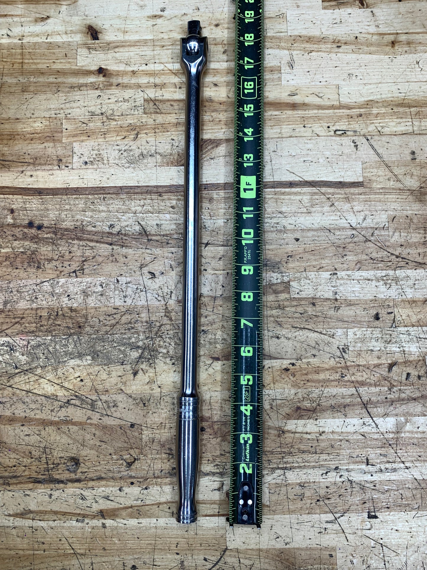 Snap On 1/2" Chrome Handle Breaker Bar 18" USA SN18B