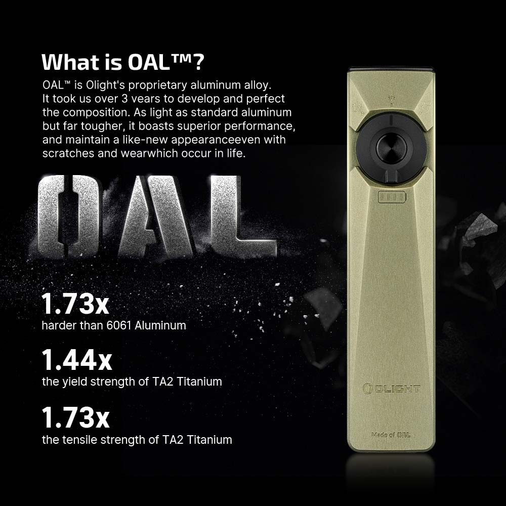Olight Arkfeld Ultra 3-in-1 EDC Flashlight UV/Laser Olive Green BRAND NEW