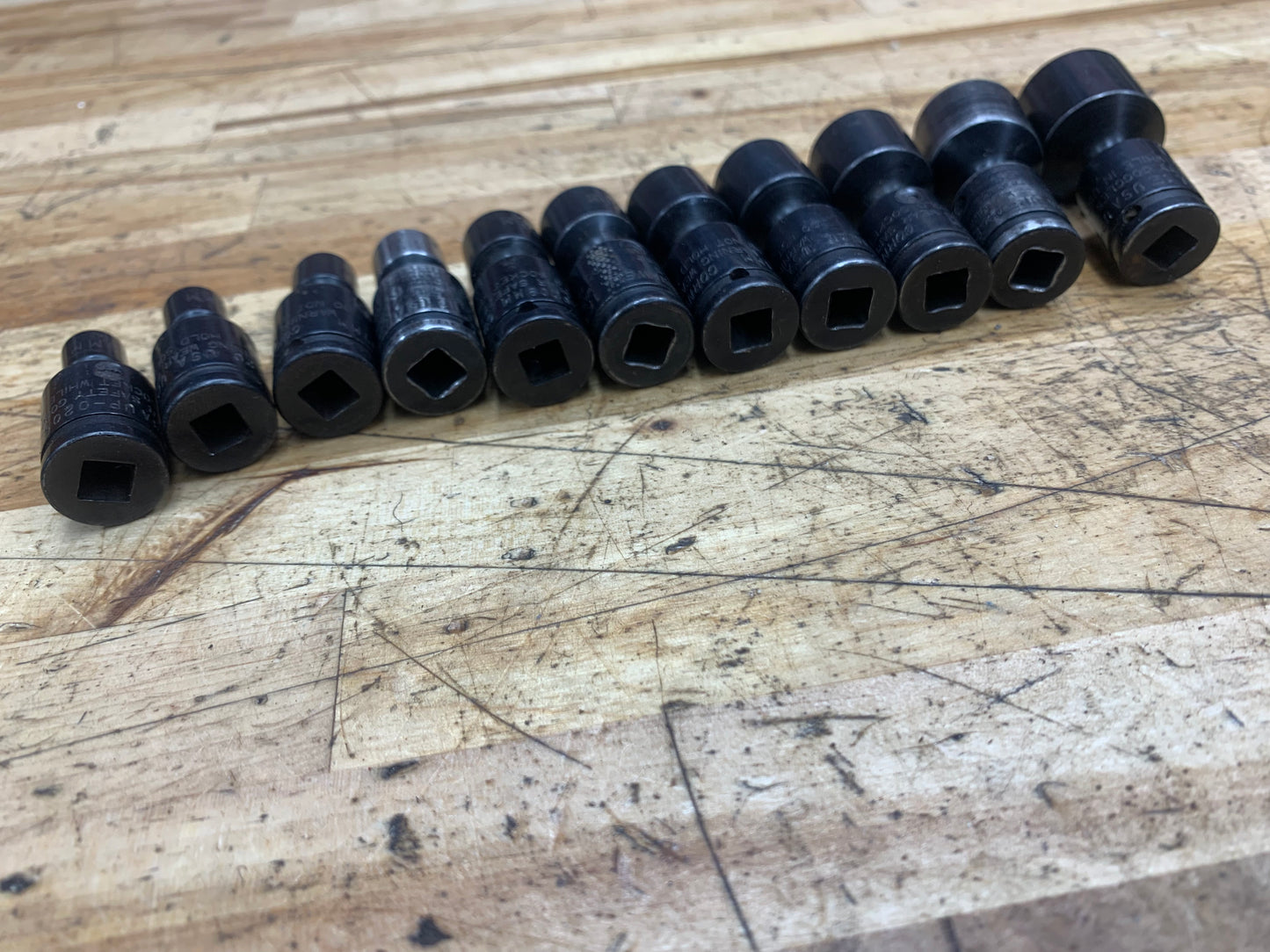 Cornwell 1/4” Metric Impact Swivel Socket Set 11pc USA