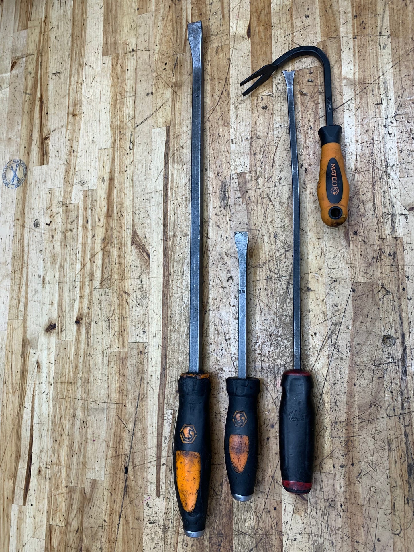 Matco / Mac Tools Prybar Set 4pc