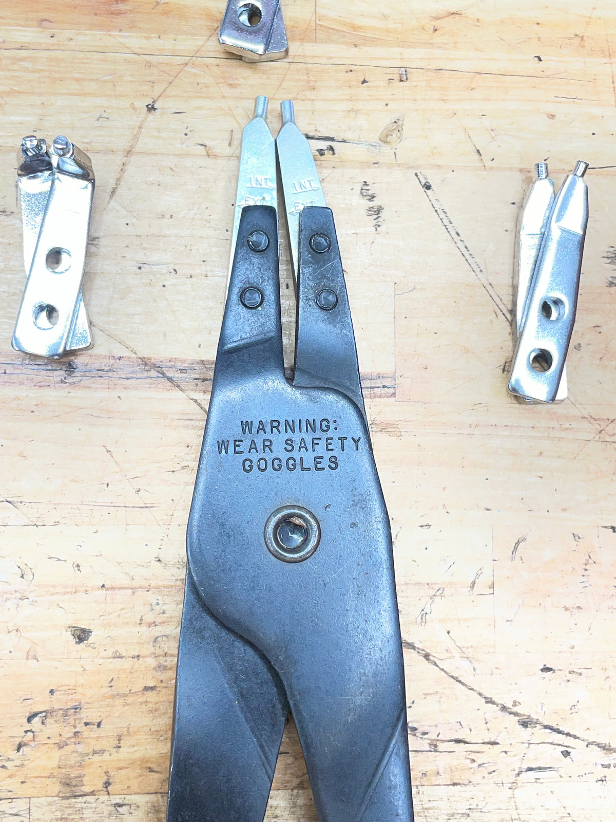 OTC Large Interchangeable Tip Snap Ring Pliers USA 7295