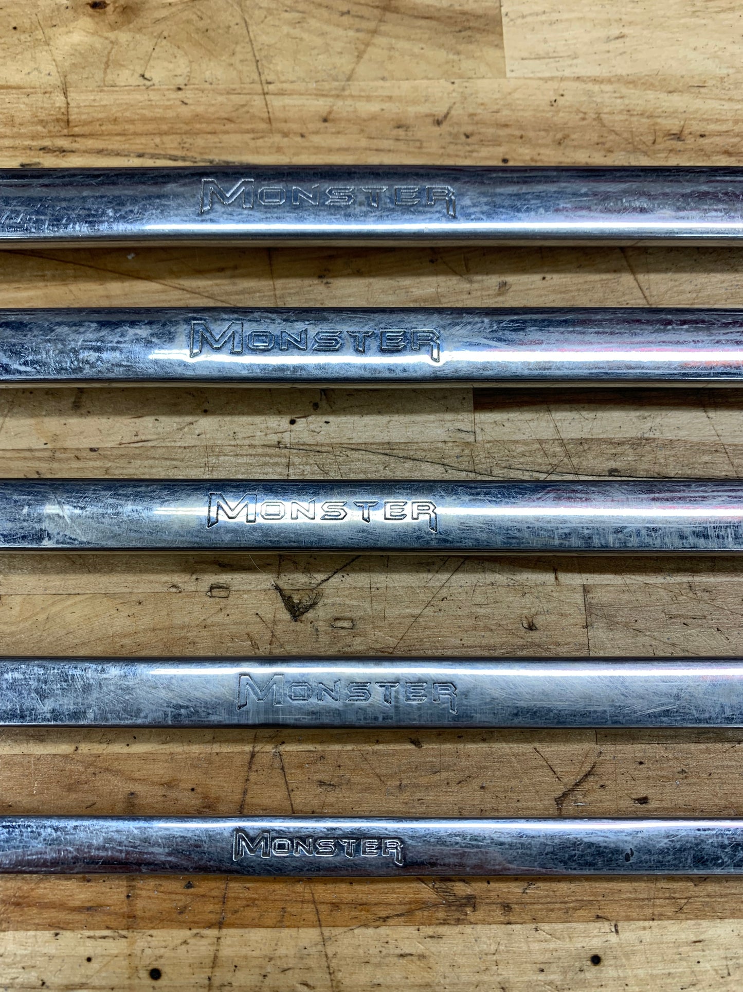 Monster XL Metric Flex Head Ratcheting Wrench Set 5pc 8-19mm