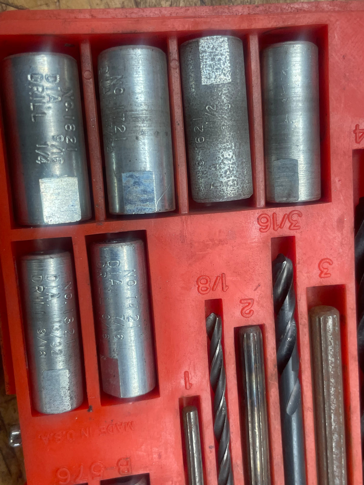 Blue Point Broken Bolt Extractor Set COMPLETE USA 1020