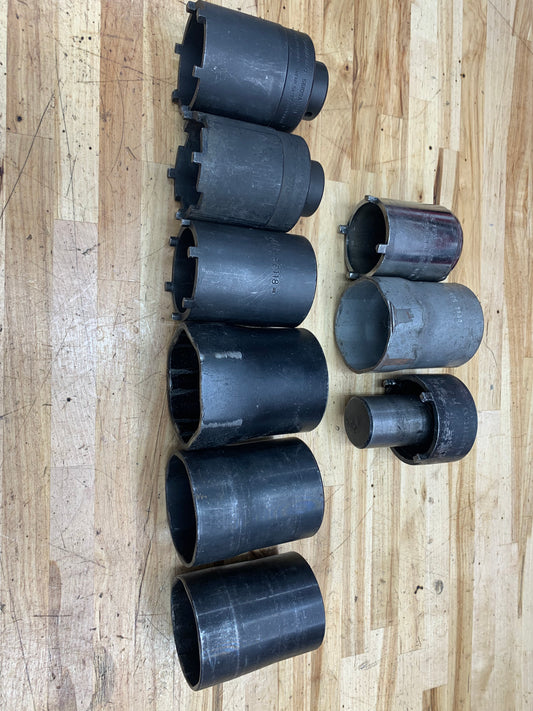 Snap On, Mac Tools, Blue Point, OTC Spindle socket set 9pc