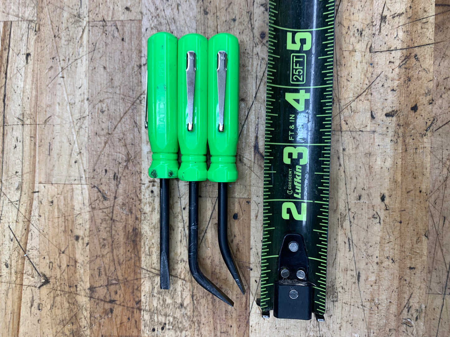 Matco Green Mini Pocket Prybar Set PPG3K