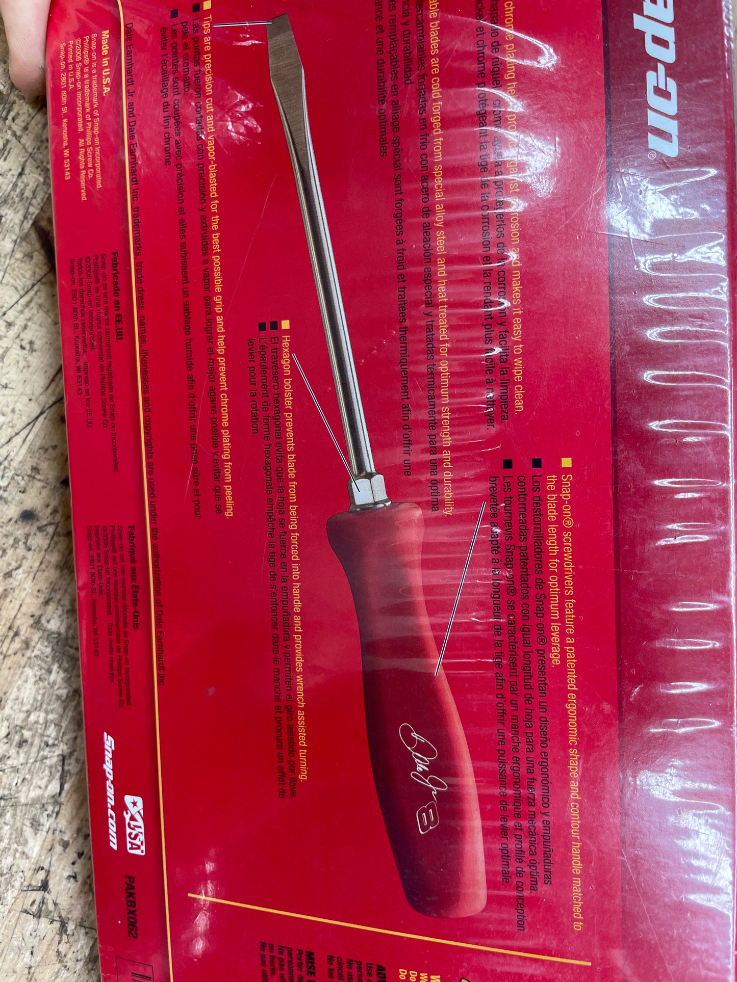Snap On Dale Earnhardt Jr. Signature Edition 5pc Screwdriver Set NIB USA SDDX50RDJR