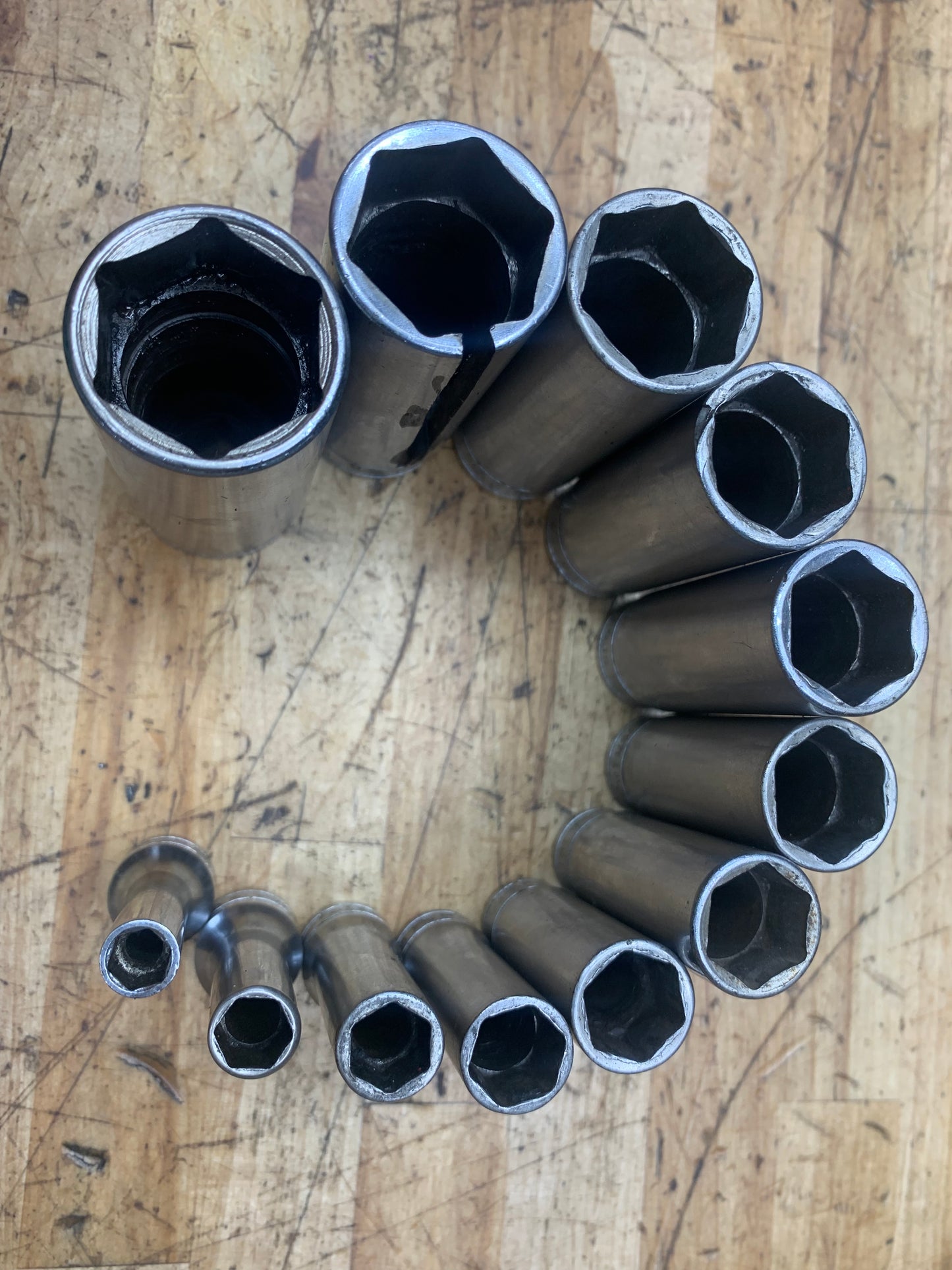 Snap On 3/8" SAE Deep Socket Set 12pc USA