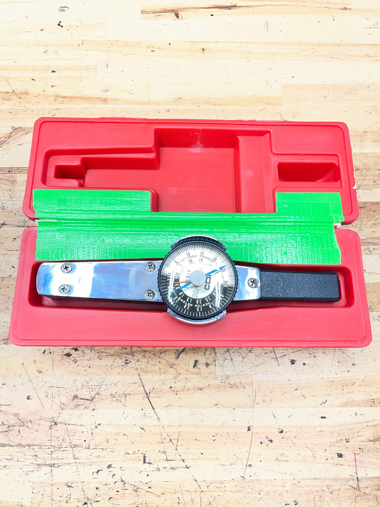 CDI 1/4" 0-30 in.lb. Dial Torque Wrench 301LDIN