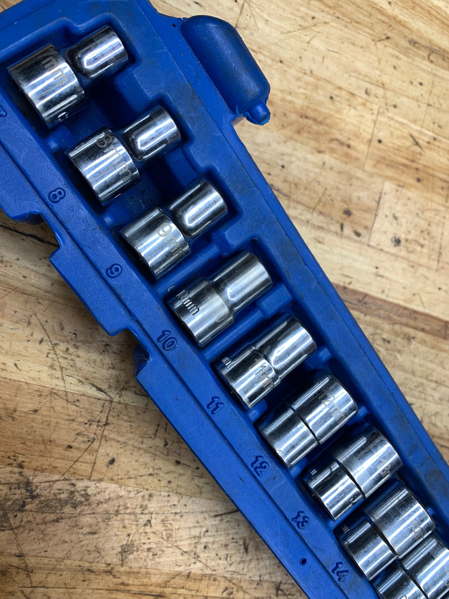 Blue Power by Cornwel 3/8” Metric Shallow Socket Set CBP2M