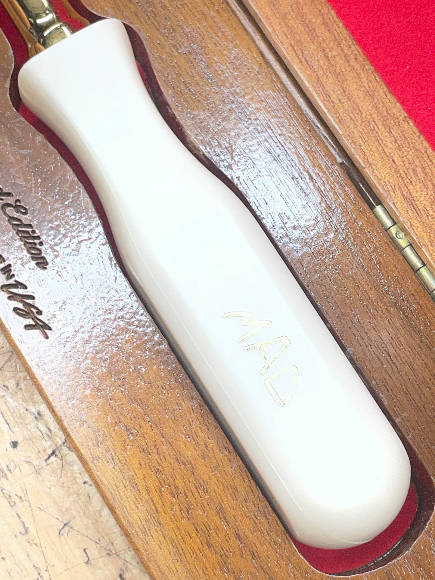 Mac Tools 1990 Limited Edition 24k Gold Plated Pearl Handled Ratchet USA XR1990