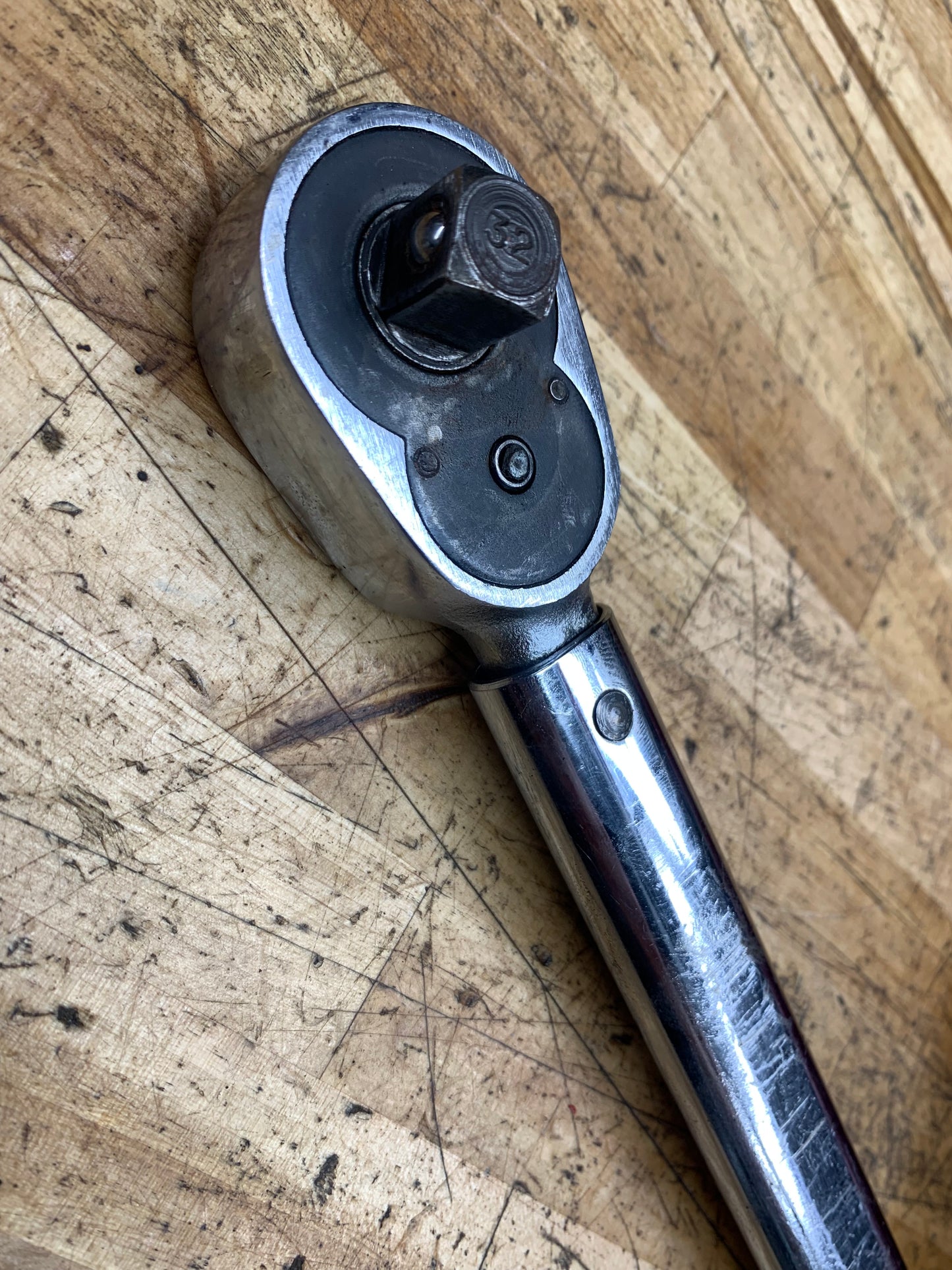 Snap On 1/2” Click Style Torque Wrench 30-200 Ft Lb. USA QJR3200B