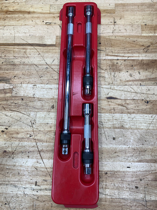 Matco 3/8" Locking Extension Set 3pc. USA SBLXK3TA