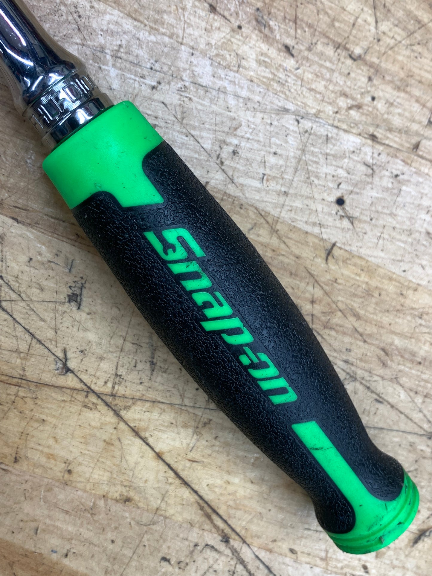 Snap On 3/8" Flex Head Ratchet Green FHLFD100