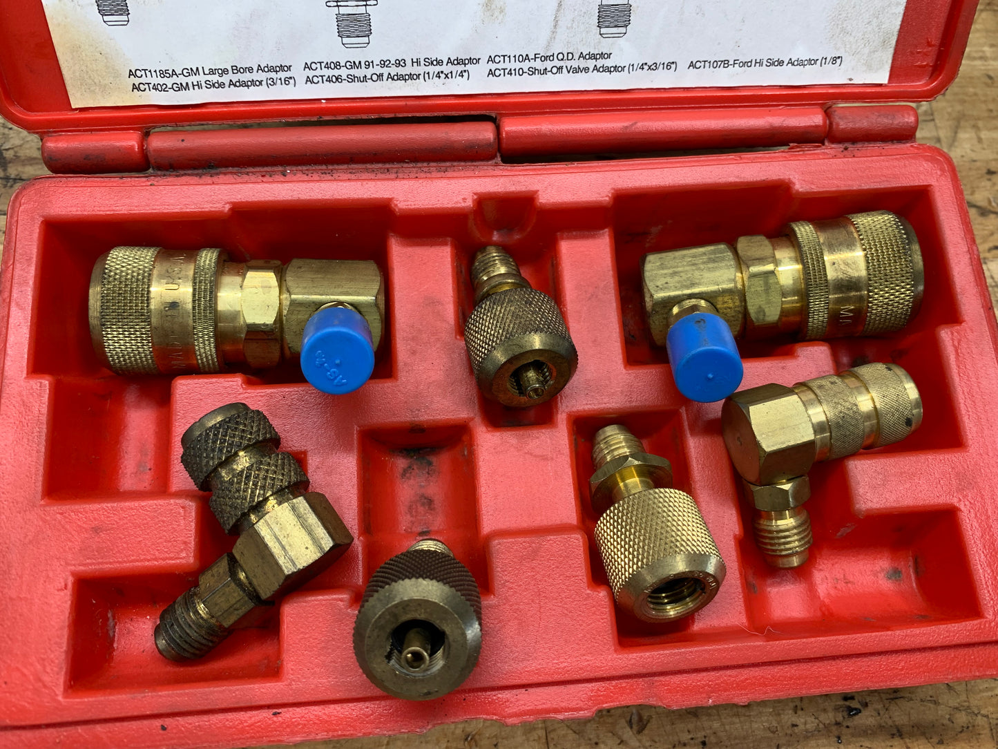 Blue Point Air Conditioning Adaptor Set USA ACT600A