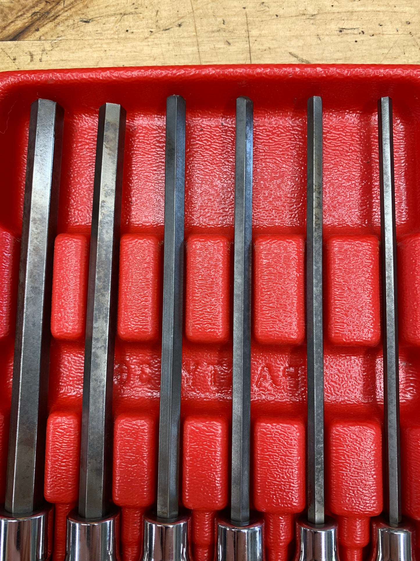 Snap On 3/8" SAE Long Hex Socket Set 6pc USA 206EFAL