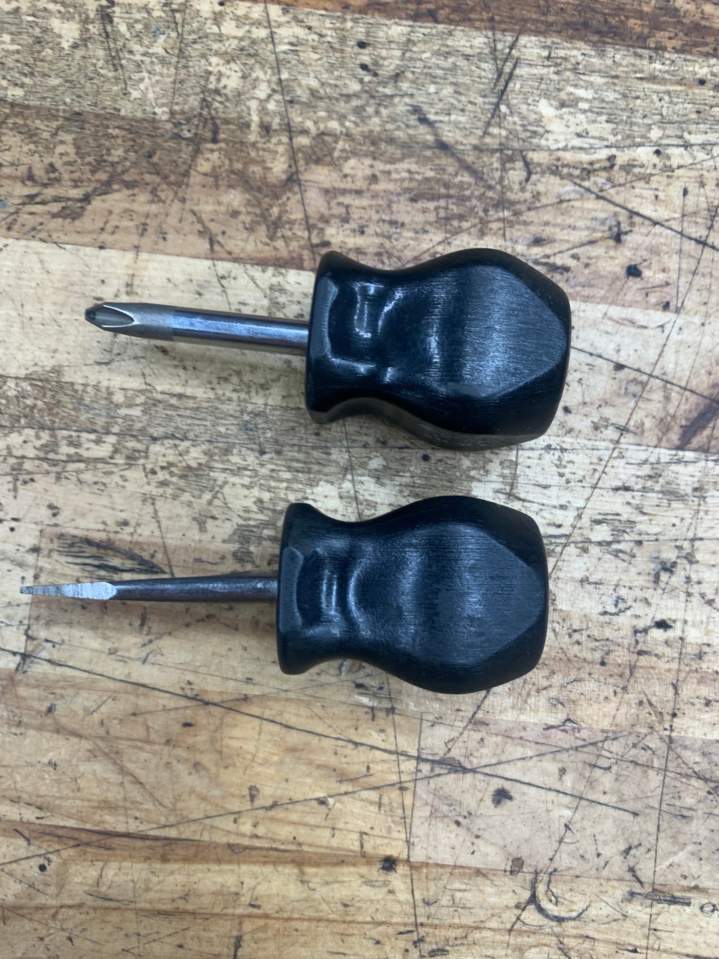 Snap On Stubby Screwdriver Set No.2 Phillips & Flathead Hard Handle USA