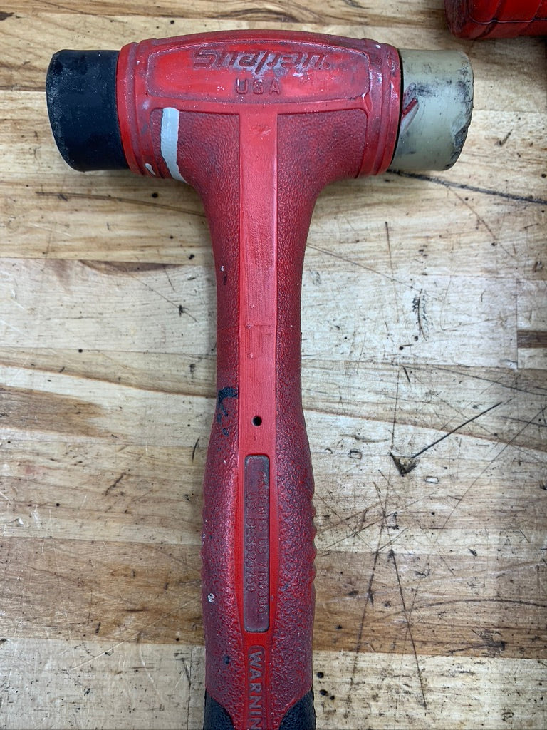 Snap On Plastic Tip Mallet and Deadblow Mallet Set 16oz/24oz