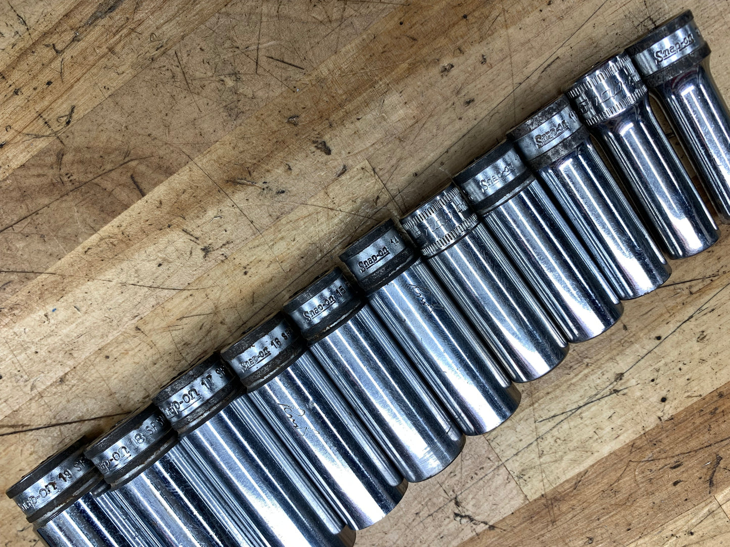 Snap On Metric 3/8” Deep Socket Set 11pc