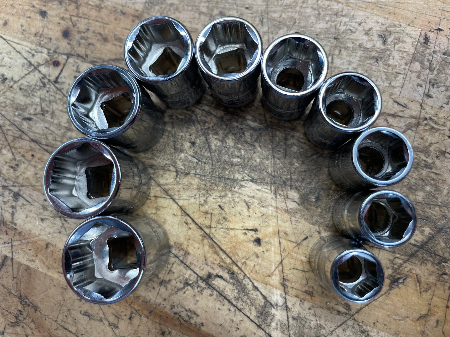 Mac 3/8” Metric Shallow Socket Set 10pc 10-19mm