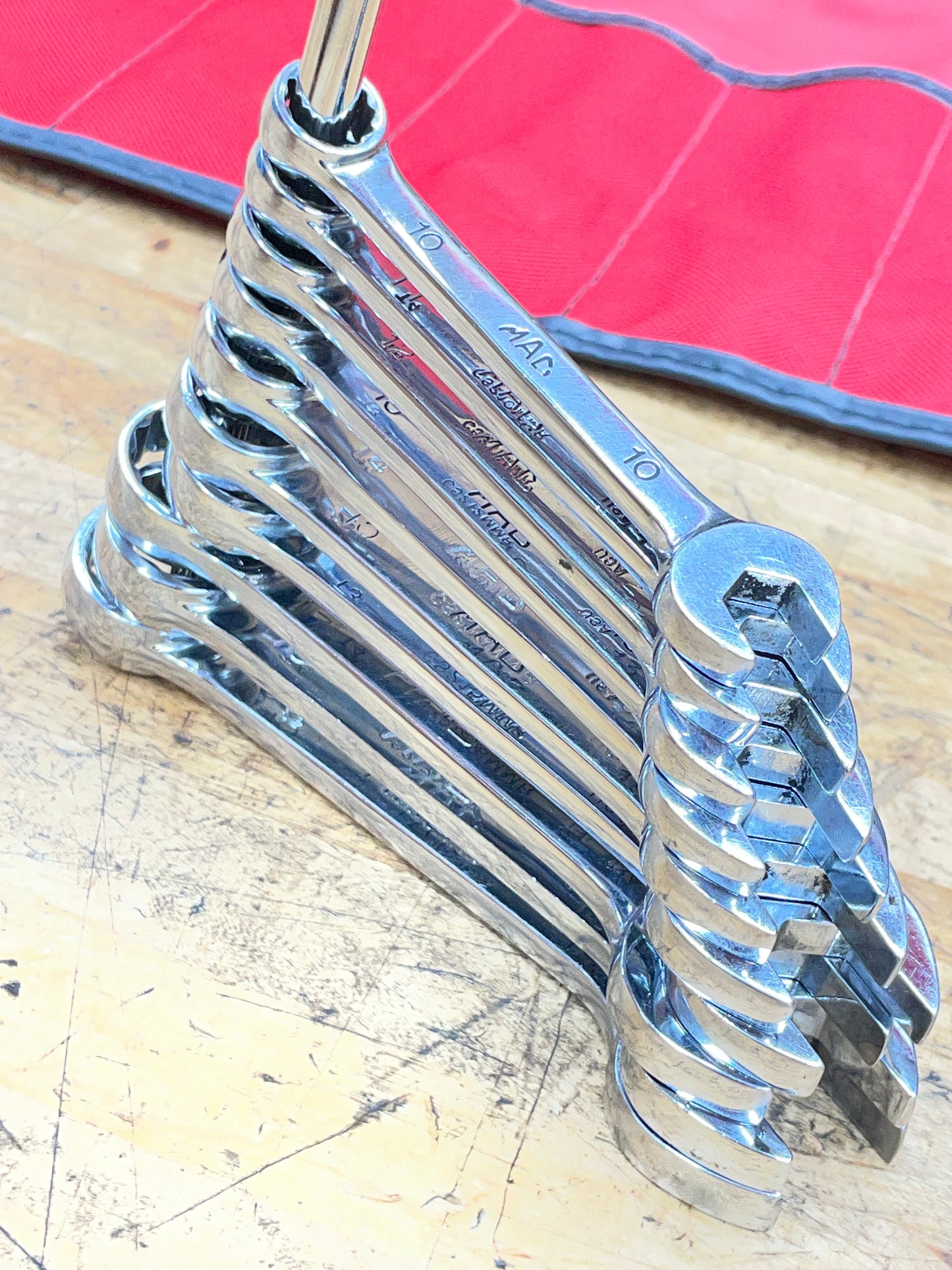 Mac Tools Metric Stubby Wrench Set 10pc 10-19mm USA SXSM102PTR